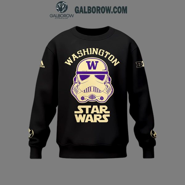 Washington Huskies Basketball x Stars Wars 2025 Stormtrooper Hoodie T-Shirt