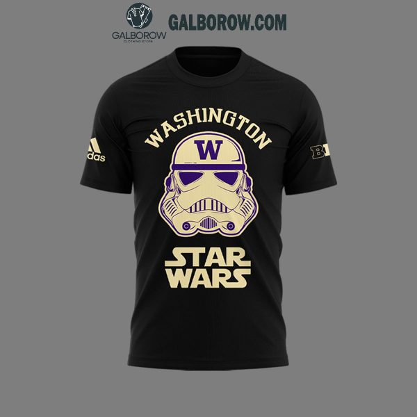 Washington Huskies Basketball x Stars Wars 2025 Stormtrooper Hoodie T-Shirt