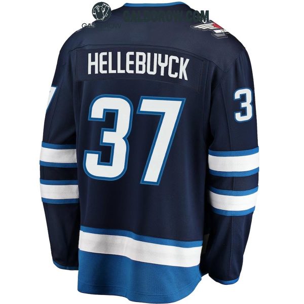 Winnipeg Jets Connor Hellebuyck 2025 Congratulations 300 Career Wins Hockey Jersey